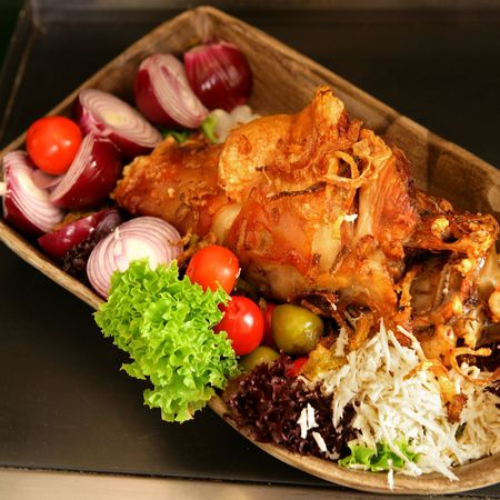Restaurant U Pinkasu in Prag - Pinkas' Gebratenes Eisbein