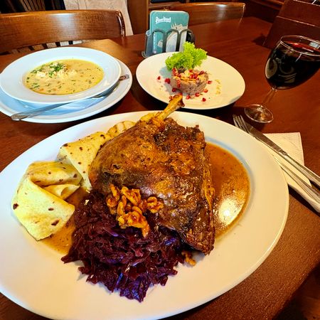 Restaurant U Pinkasu in Prag - Sankt-Martins-Gans