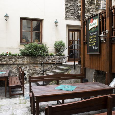 Restaurant U Pinkasu in Prag - Grillspezialitaten bei den Pinkas